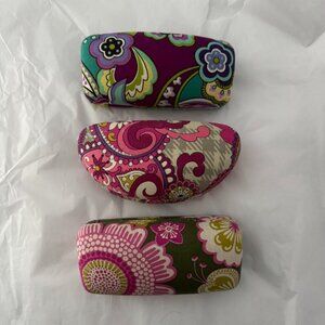 Set of 3 Vera Bradley Hardshell Sunglass Cases